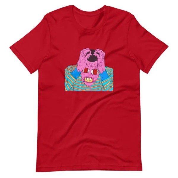 Tyler The Creator Merch Cherry Bomb Sad Art Red Shirt Tyler The Creator Merch Cherry Bomb Sad Art Red Shirt